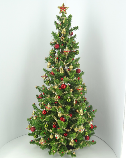 (image for) 12th scale 10" Dollshouse Commissioned Heirloom Christmas Tree